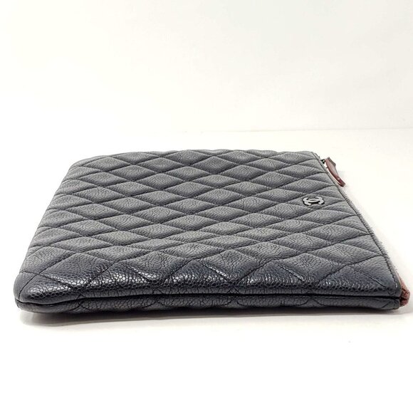 Chanel CC Caviar Quilted Cosmetic / Clutch Bag - Picture 8 of 14